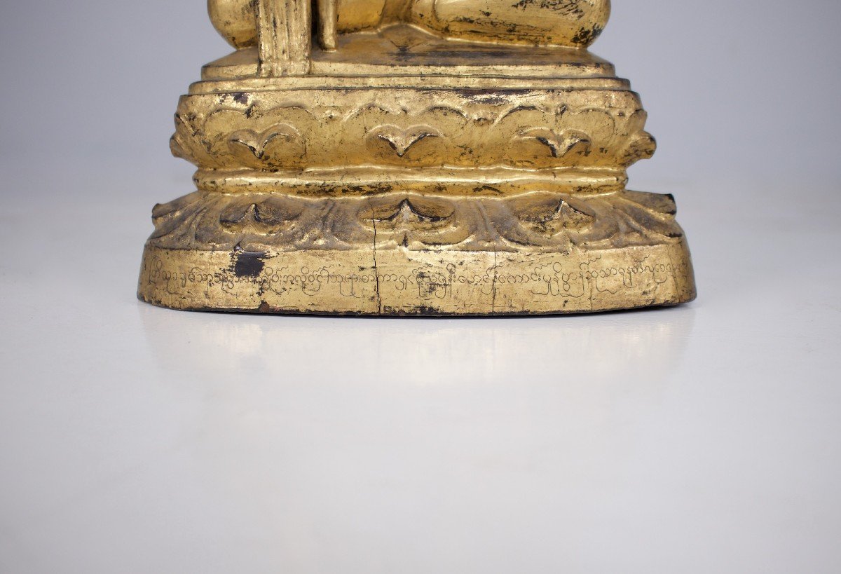 Maravijaya Bouddha votif Shakyamuni, Royaume Des Etats Shan-photo-4