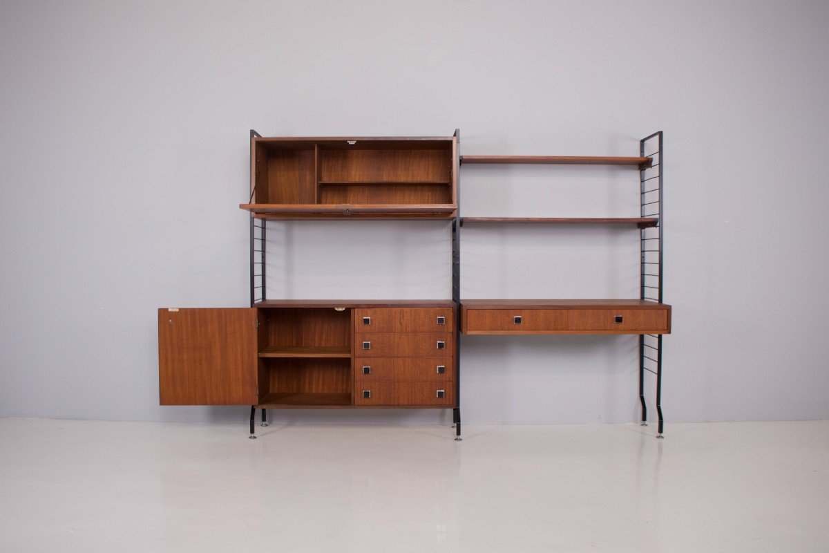 Modular Wall Shelf Desk 1950.-photo-4