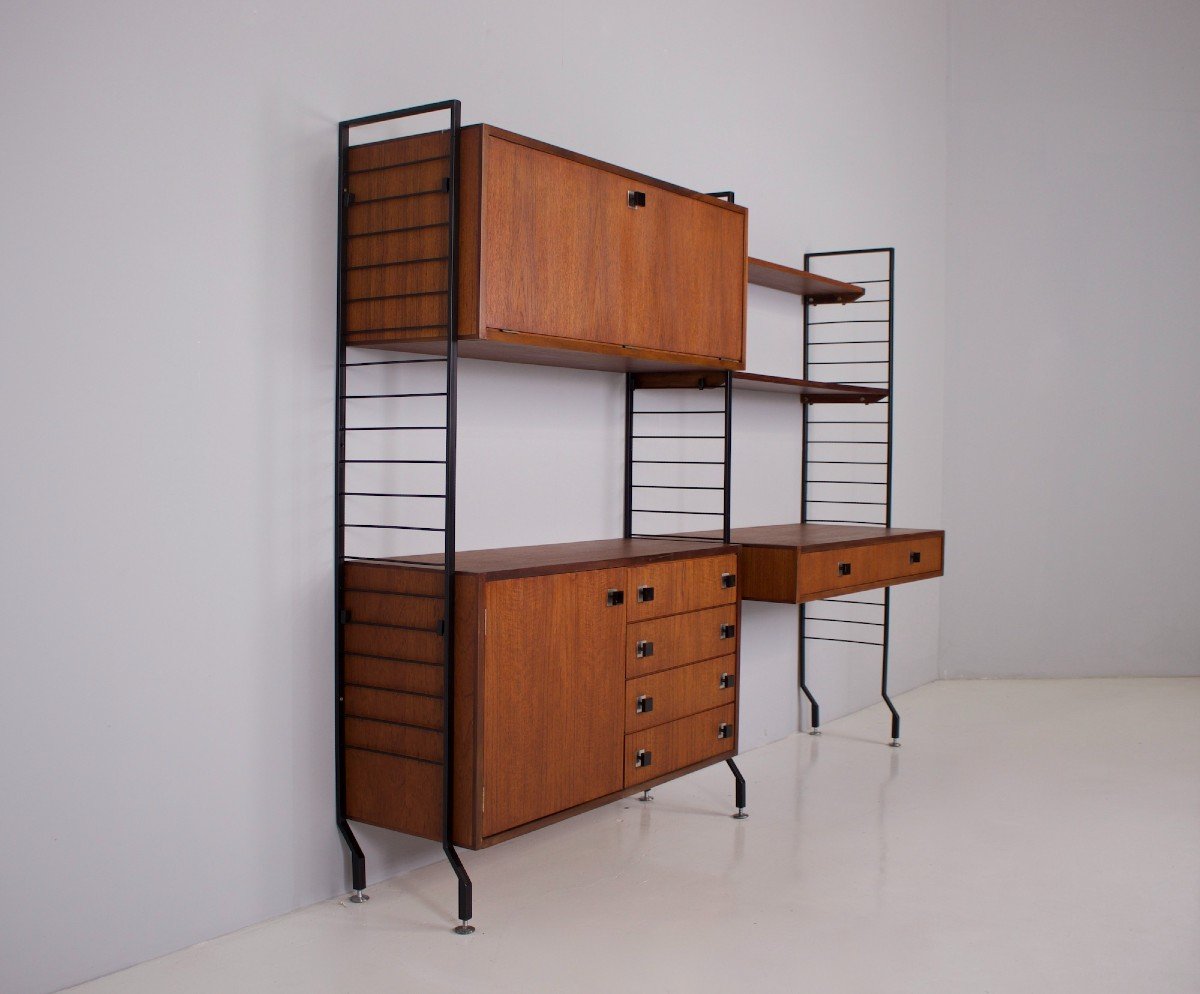 Modular Wall Shelf Desk 1950.-photo-2