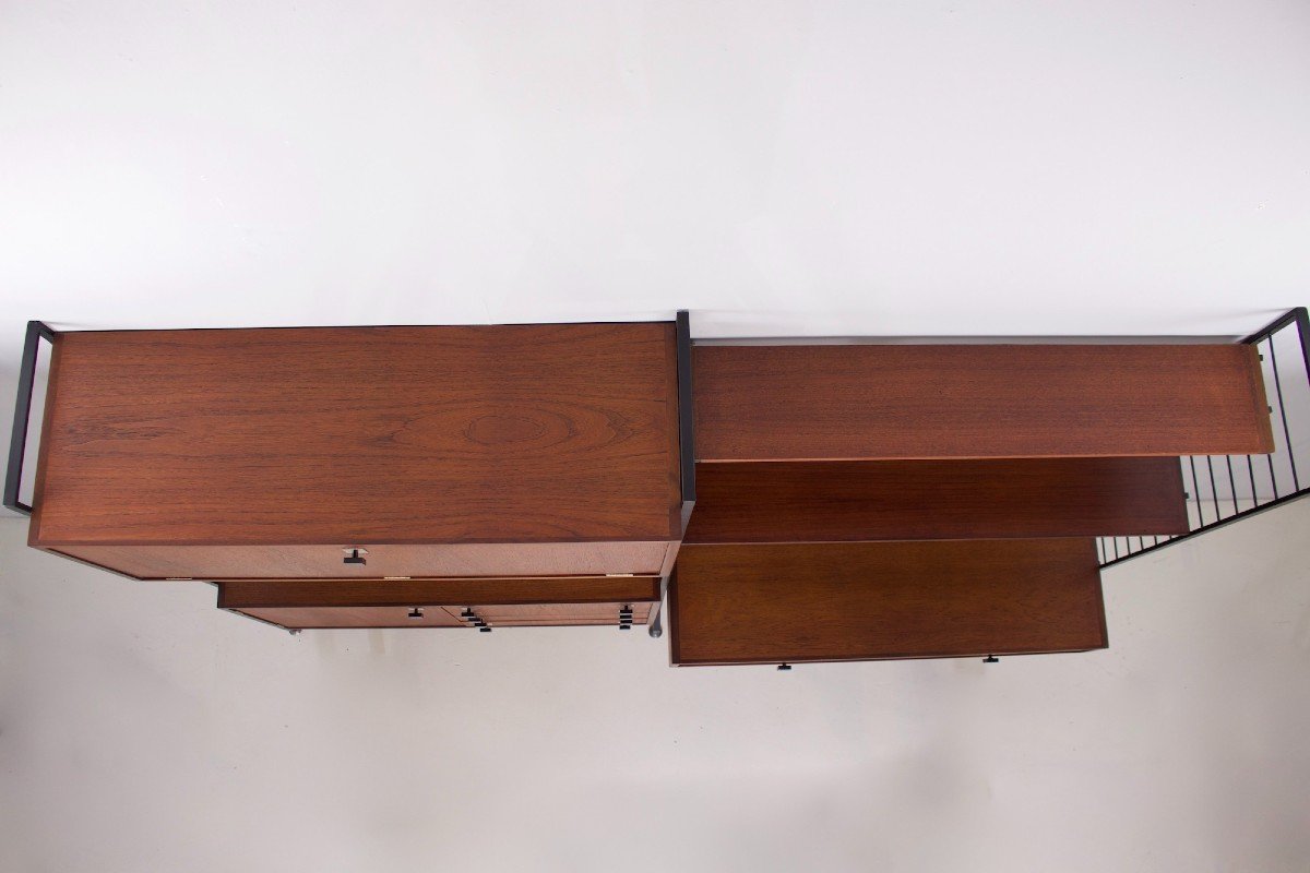 Modular Wall Shelf Desk 1950.-photo-8
