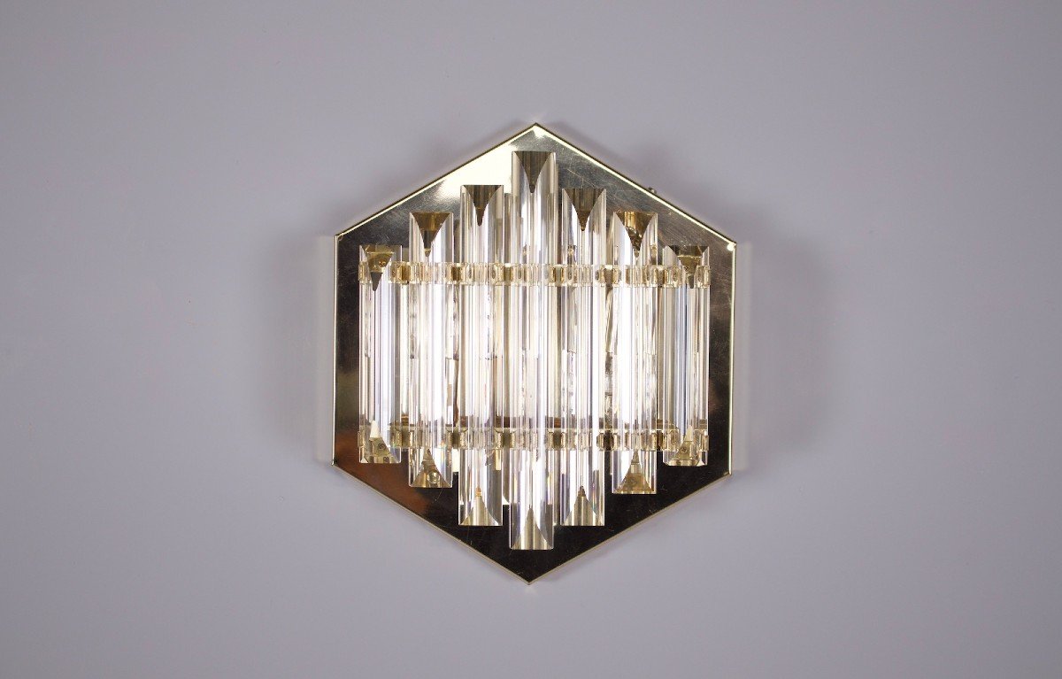 Venini Style Prism Wall Lamp-photo-3