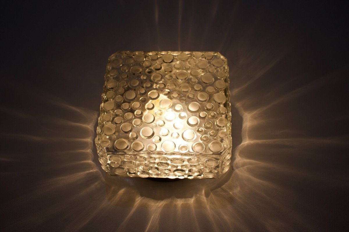 1970 'bubble Glass' Sconces.-photo-2
