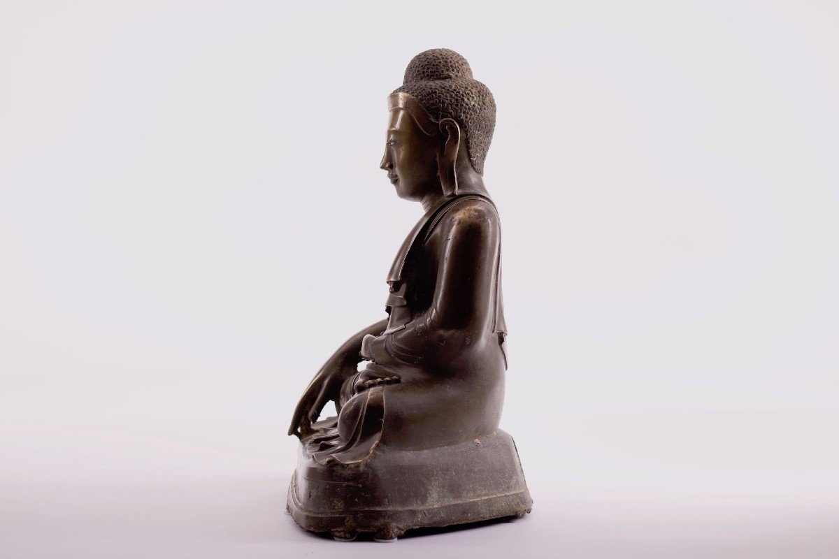 Buddha Shakyamuni In Bronze, Burma - Myanmar-photo-3