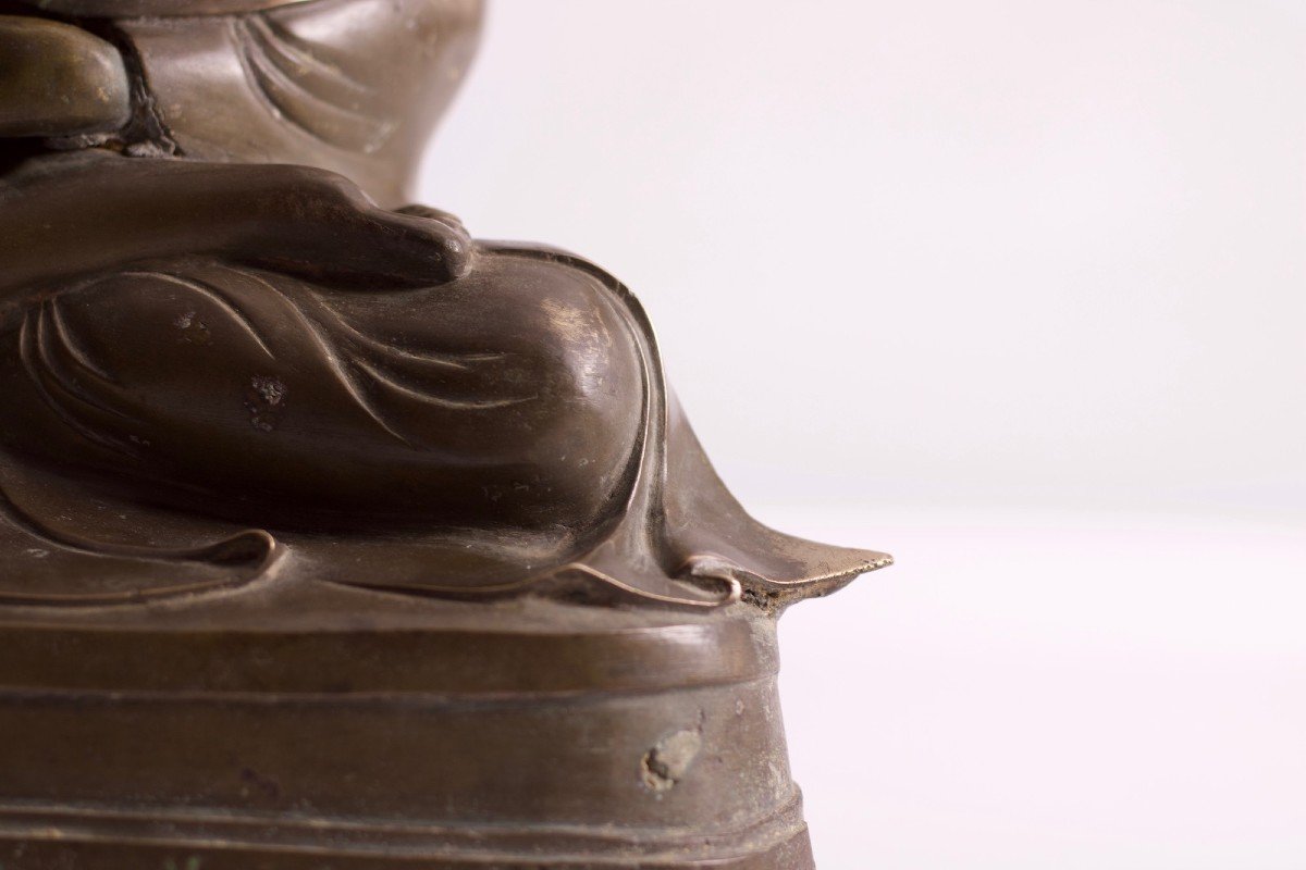 Buddha Shakyamuni In Bronze, Burma - Myanmar-photo-3