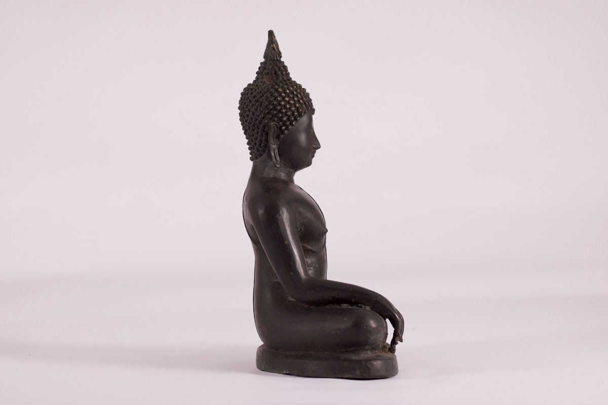 Bouddha Shakyamuni Ayutthaya  En Bronze-photo-2
