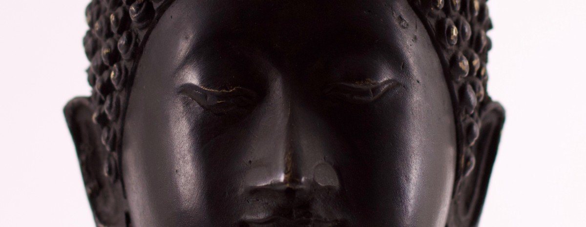 Bouddha Shakyamuni Ayutthaya  En Bronze-photo-8