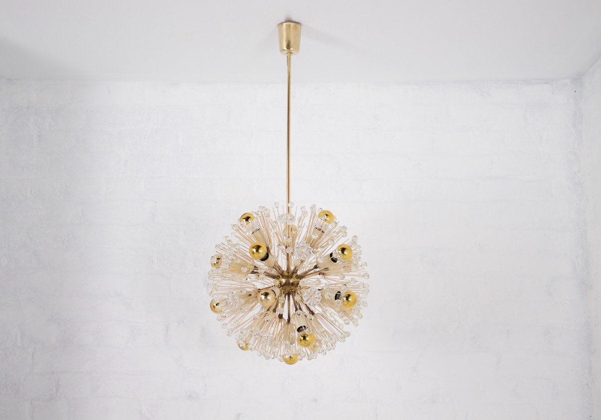 Emil Stejnar: Sputnik Chandelier "flake" / "dandelion"-photo-4