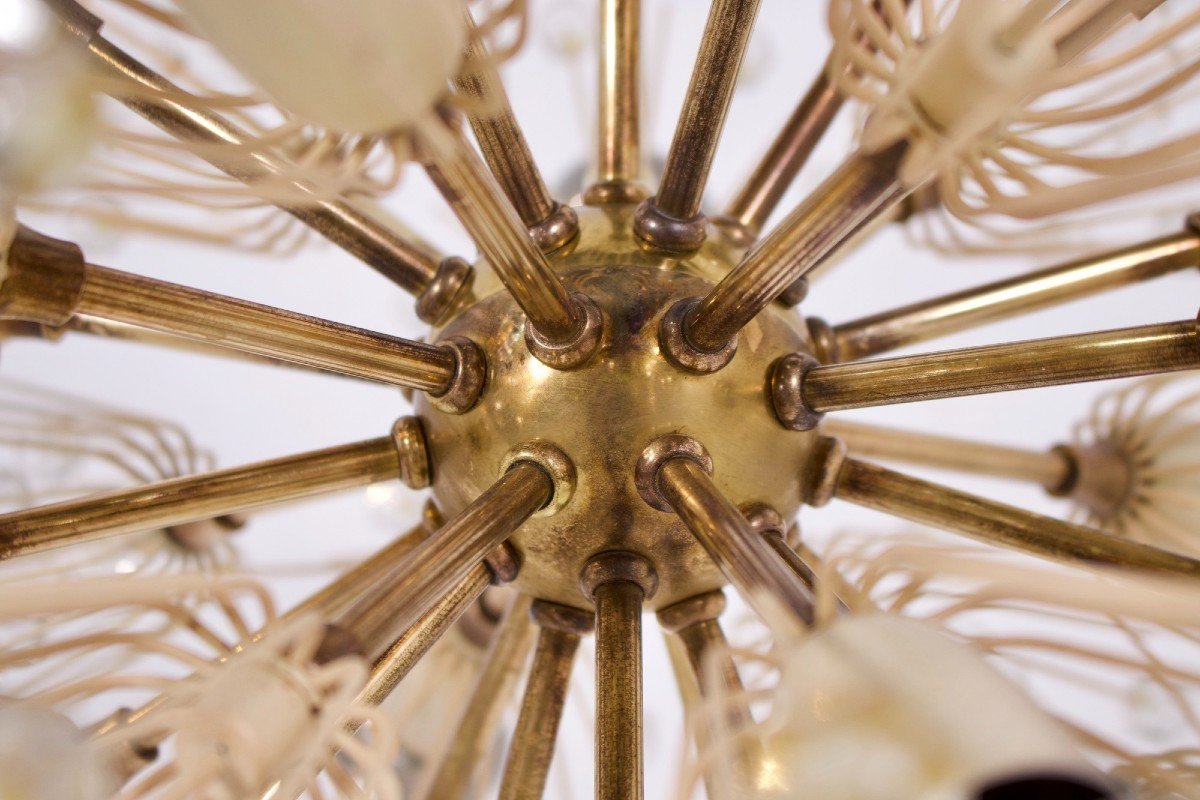 Emil Stejnar: Sputnik Chandelier "flake" / "dandelion"-photo-5
