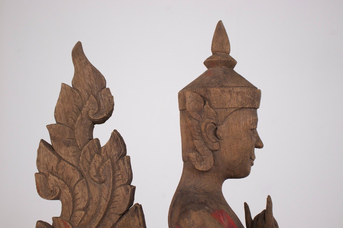 Birmanie, Couple Kinnara & Kinnari-photo-3