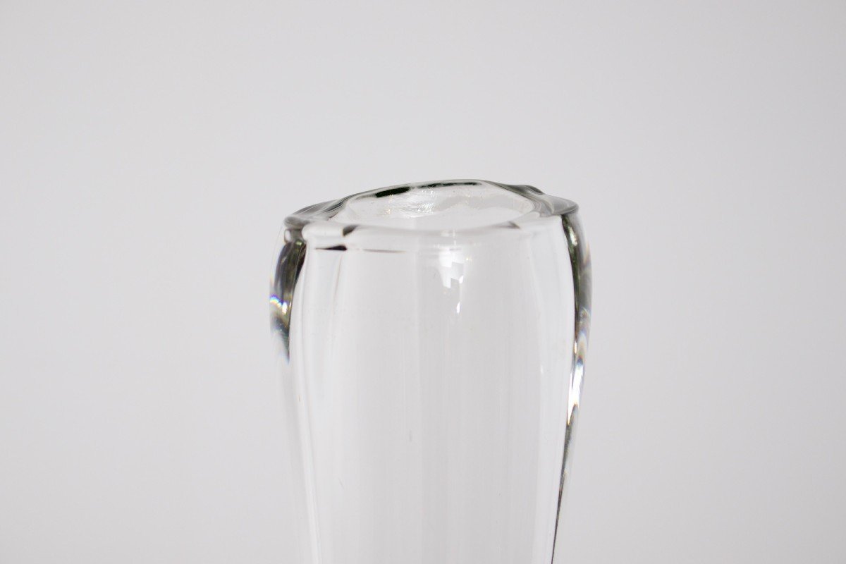 Grand Vase Soliflore En Cristal.-photo-4