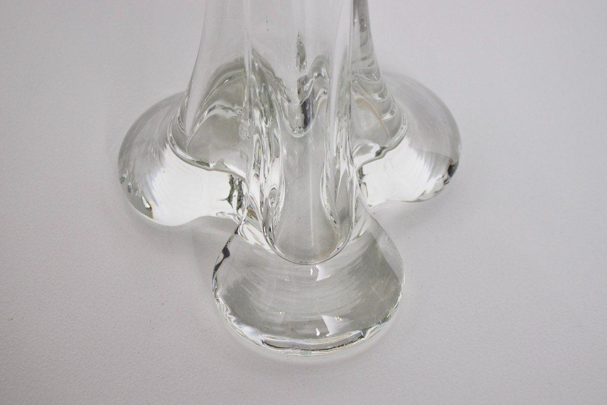 Grand Vase Soliflore En Cristal.-photo-1