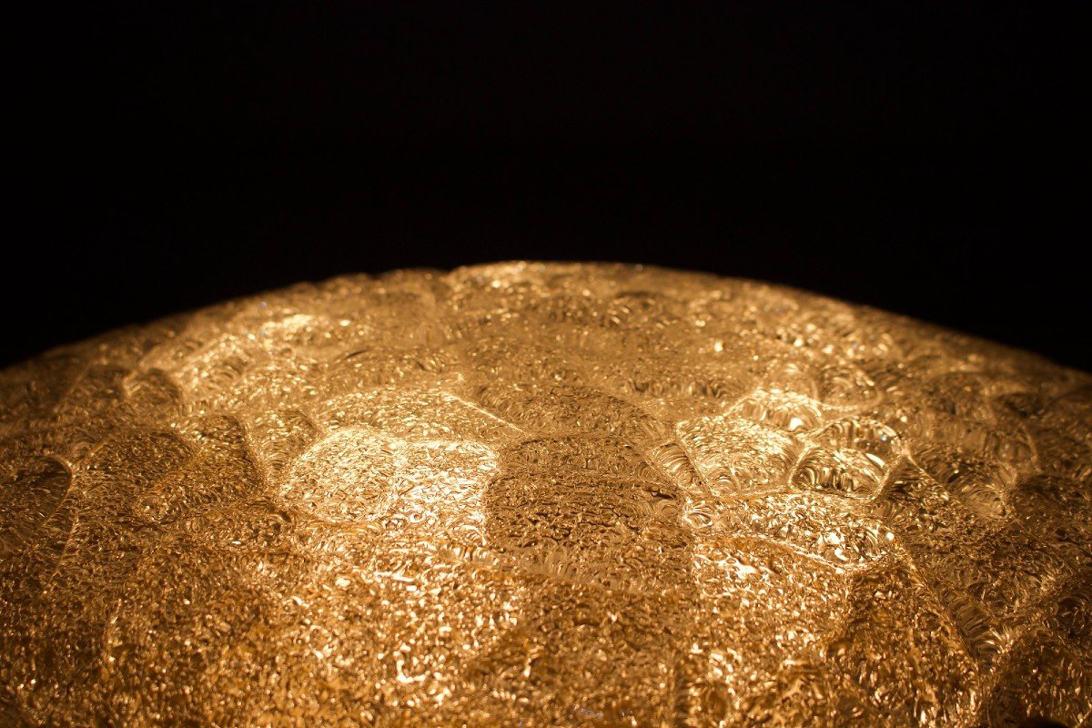 Large Round Glass Ceiling Light Kaiser-photo-2