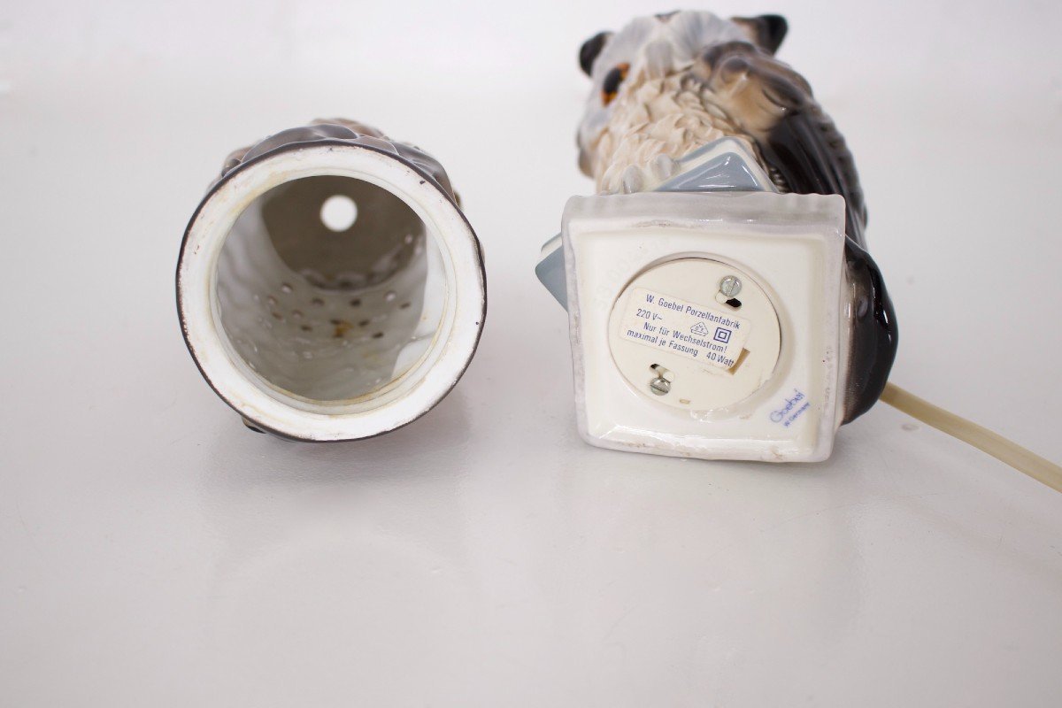 Lampes à parfum Hiboux en porcelaine Goebel Germany -photo-5