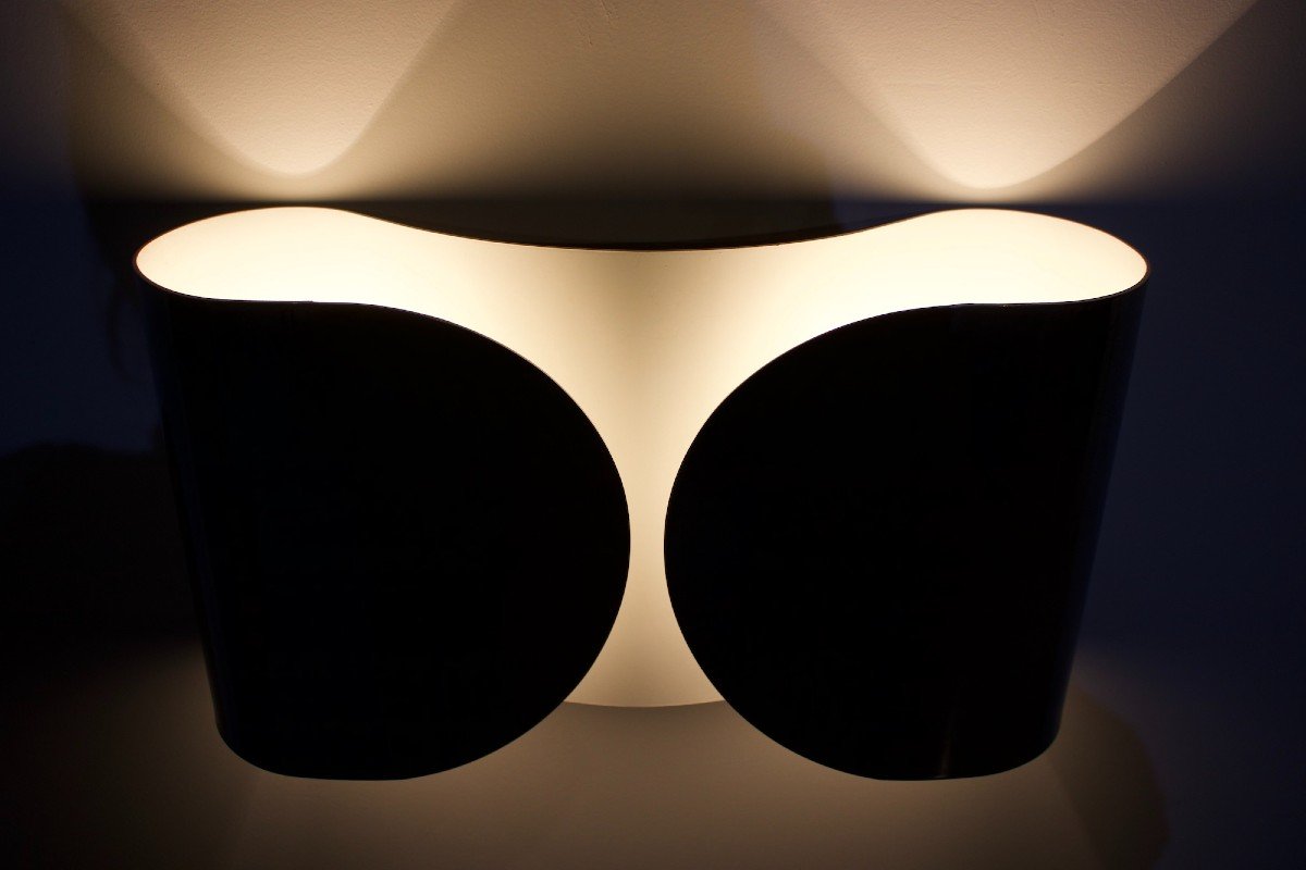 Tobia & Afra Scarpa: “foglio” Wall Lamp.-photo-5