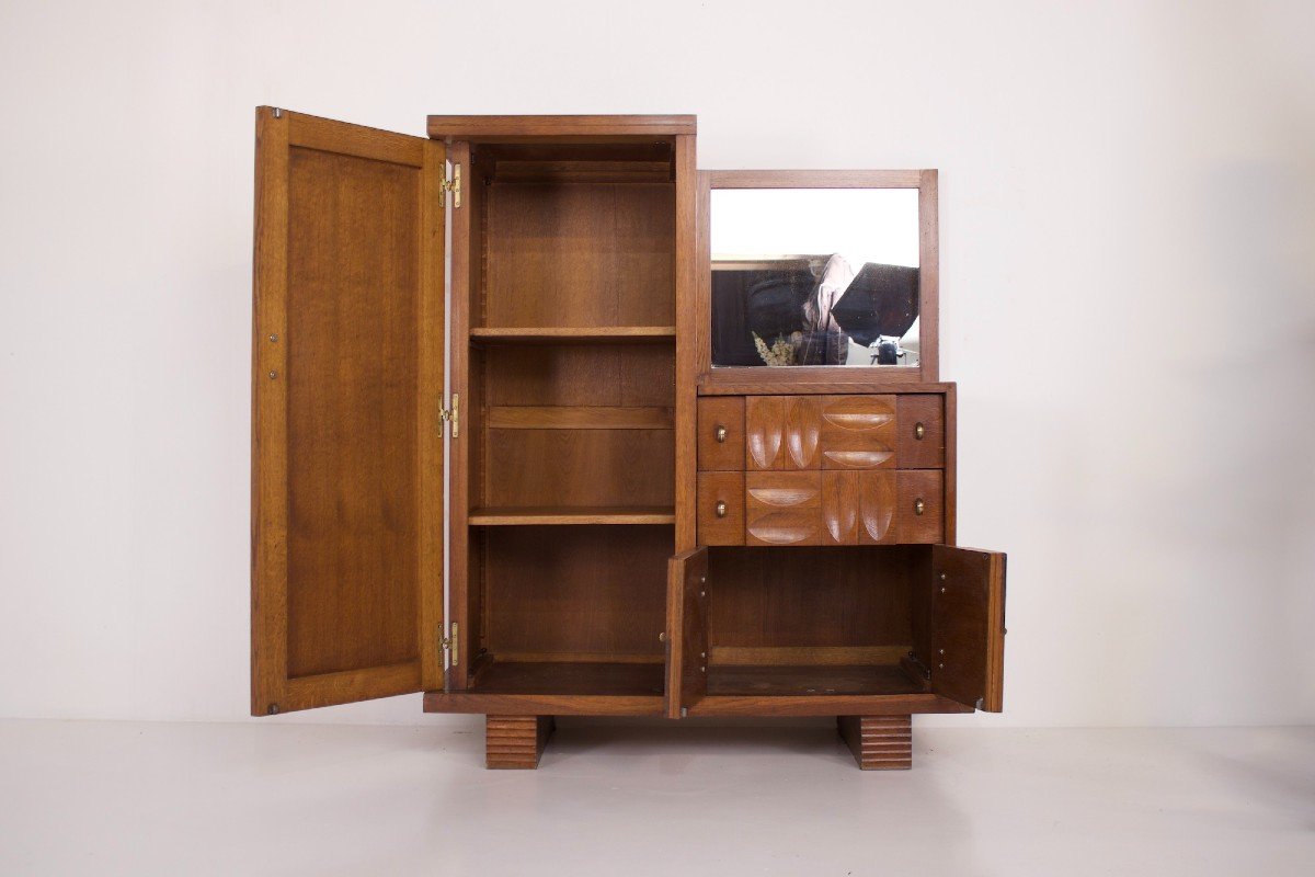 Charles Dudouyt Style Cabinet.-photo-3