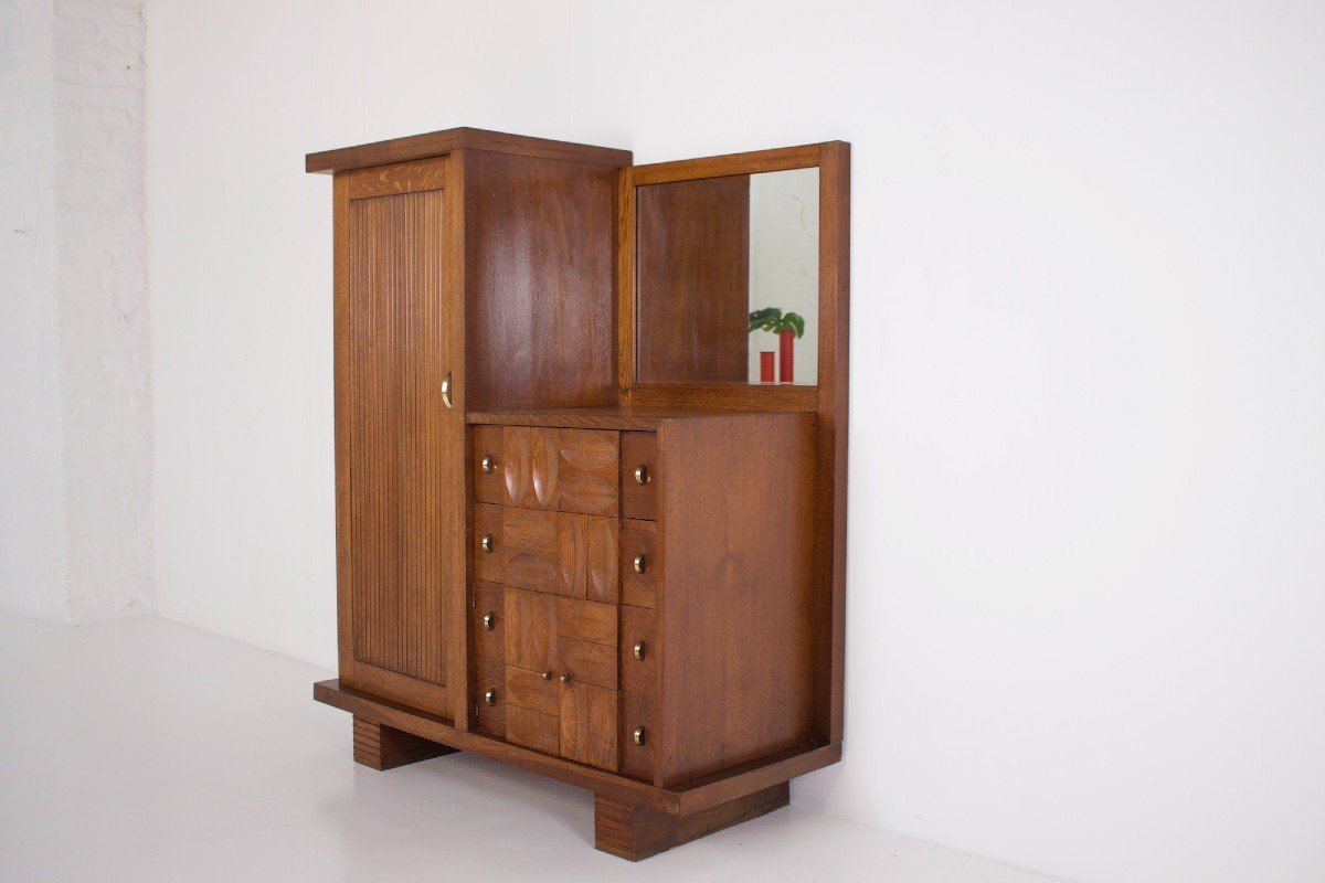 Charles Dudouyt Style Cabinet.-photo-2