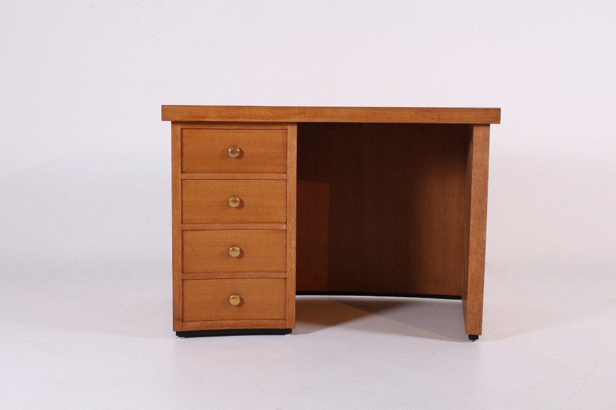 Curved Modernist Office Desk.-photo-2