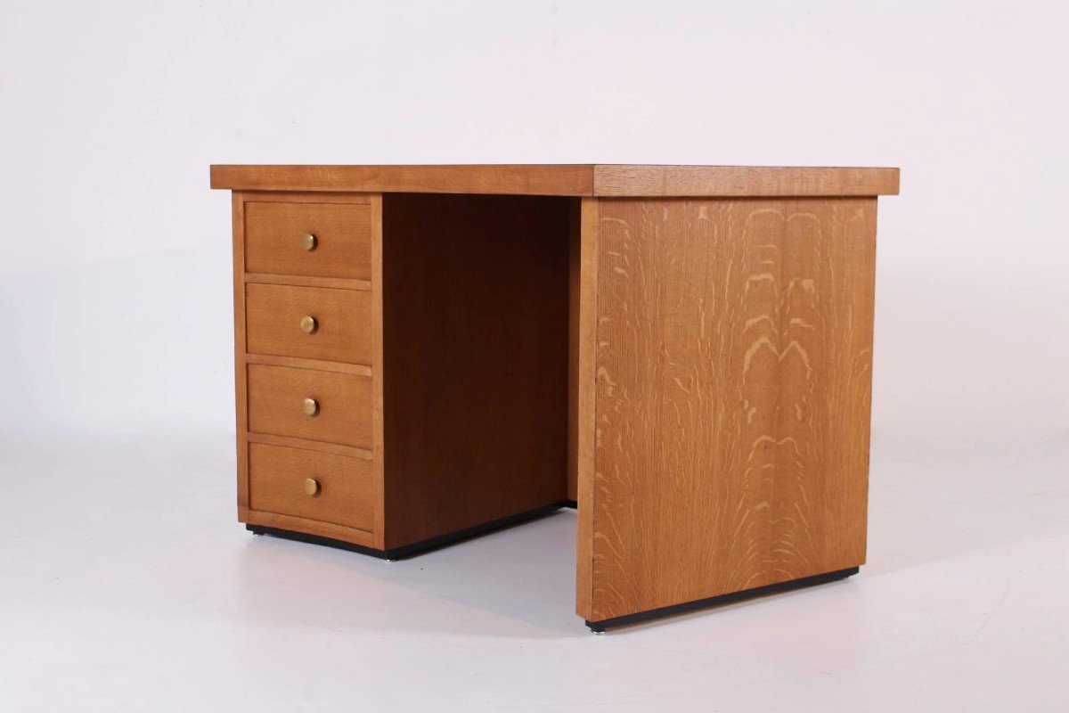Curved Modernist Office Desk.-photo-3