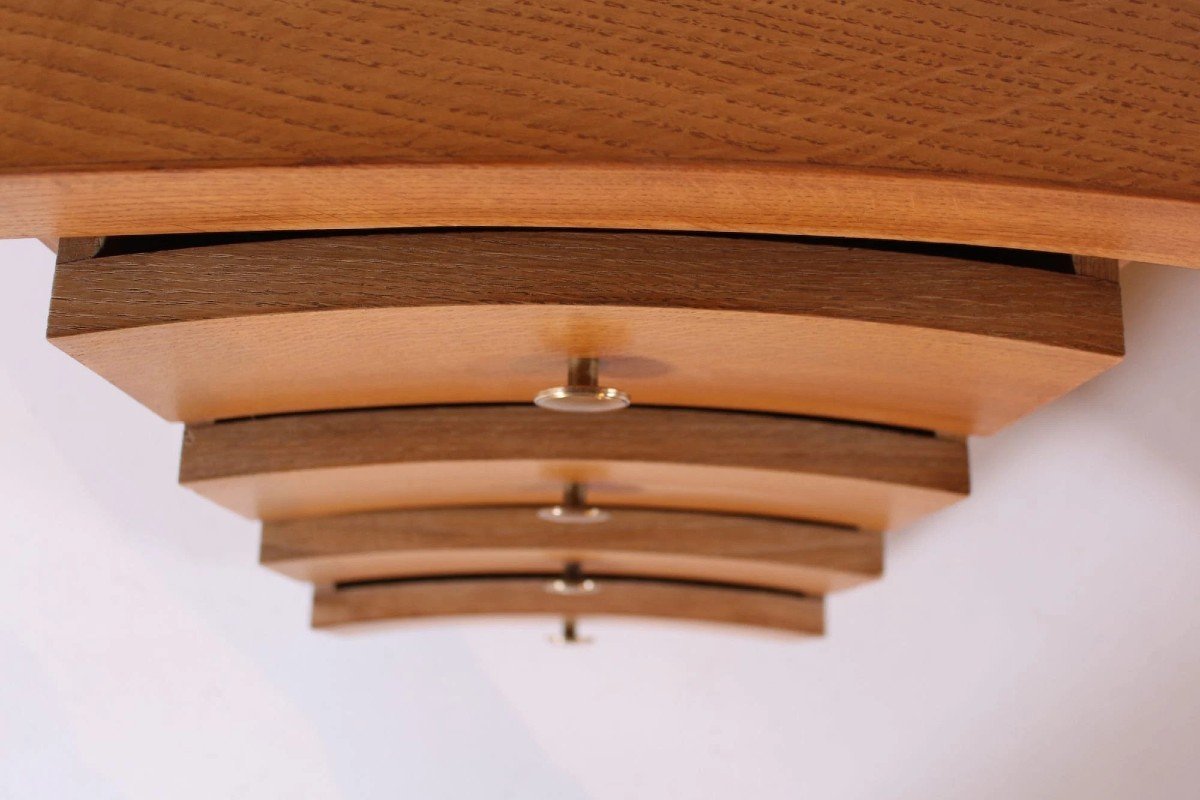 Curved Modernist Office Desk.-photo-3