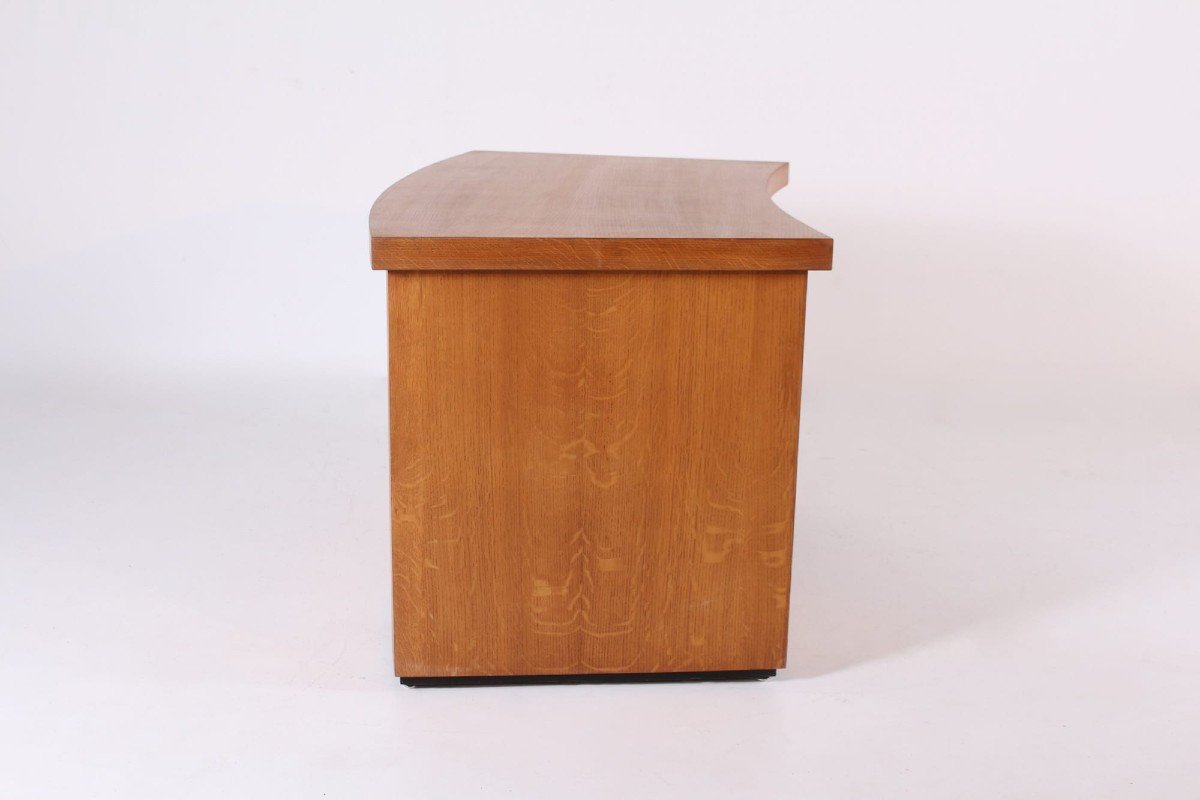Curved Modernist Office Desk.-photo-5