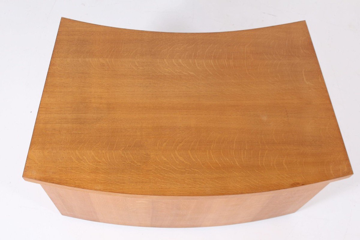 Curved Modernist Office Desk.-photo-7