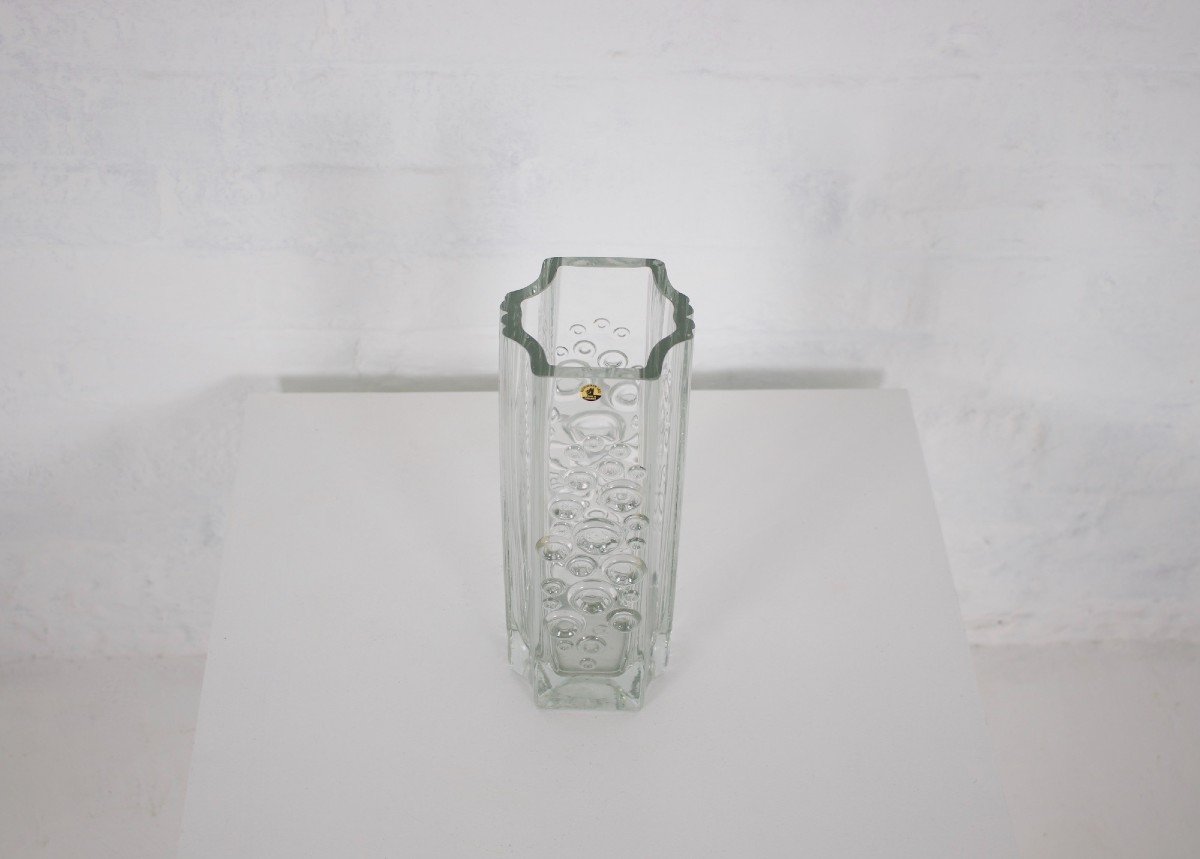 Vase Riihimaen Lasi, Finlande.-photo-2