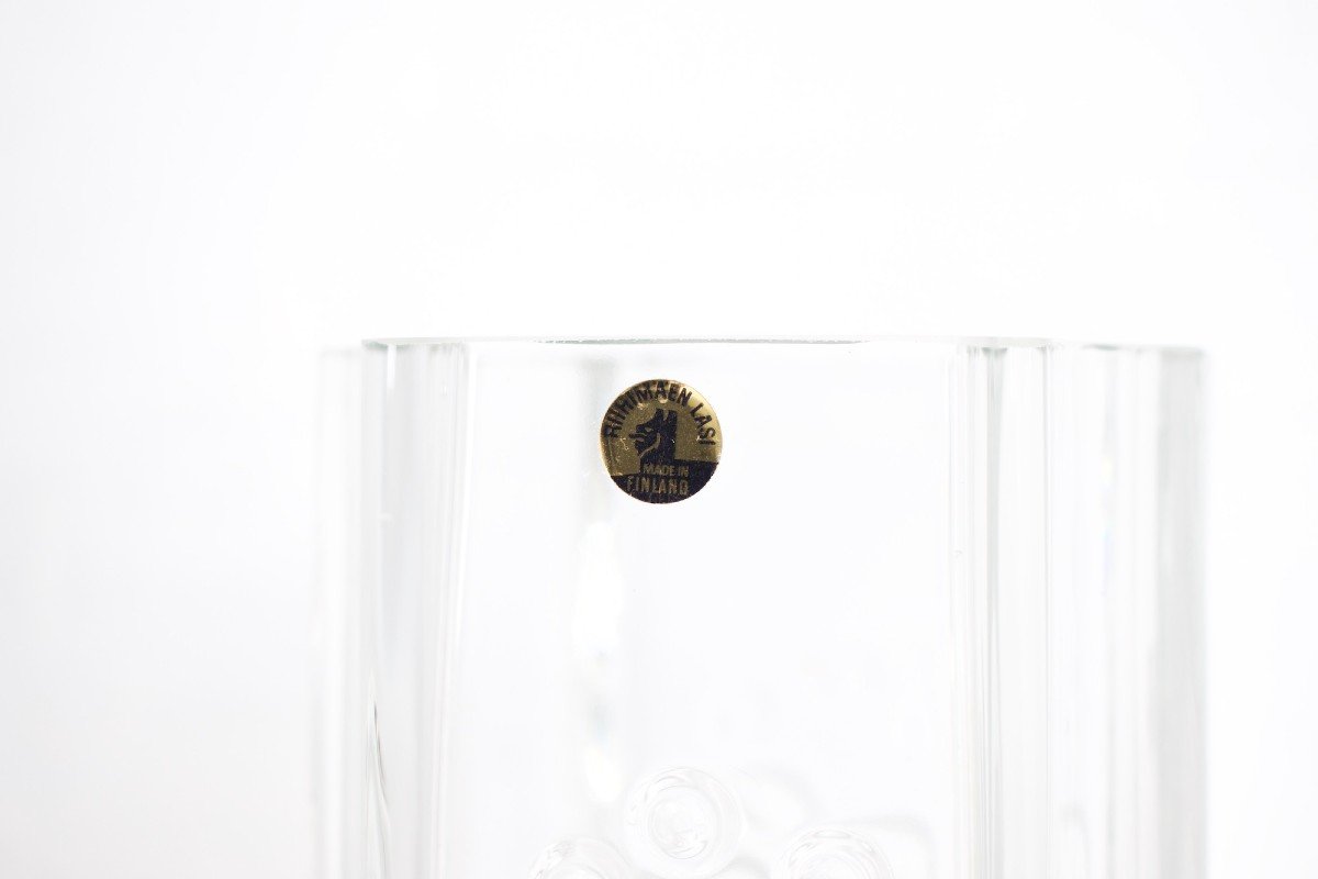 Vase Riihimaen Lasi, Finlande.-photo-3