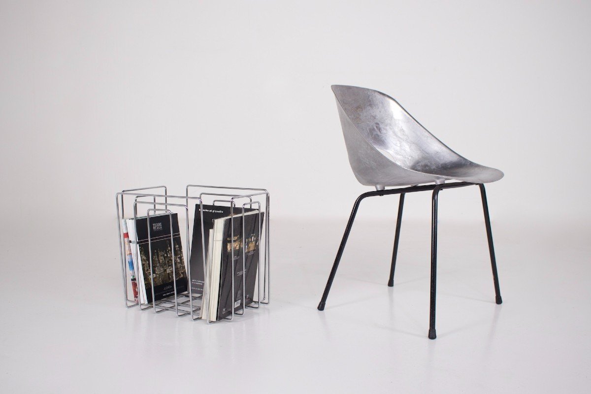 Willi Glaeser “paper Collector” Magazine Rack-photo-1