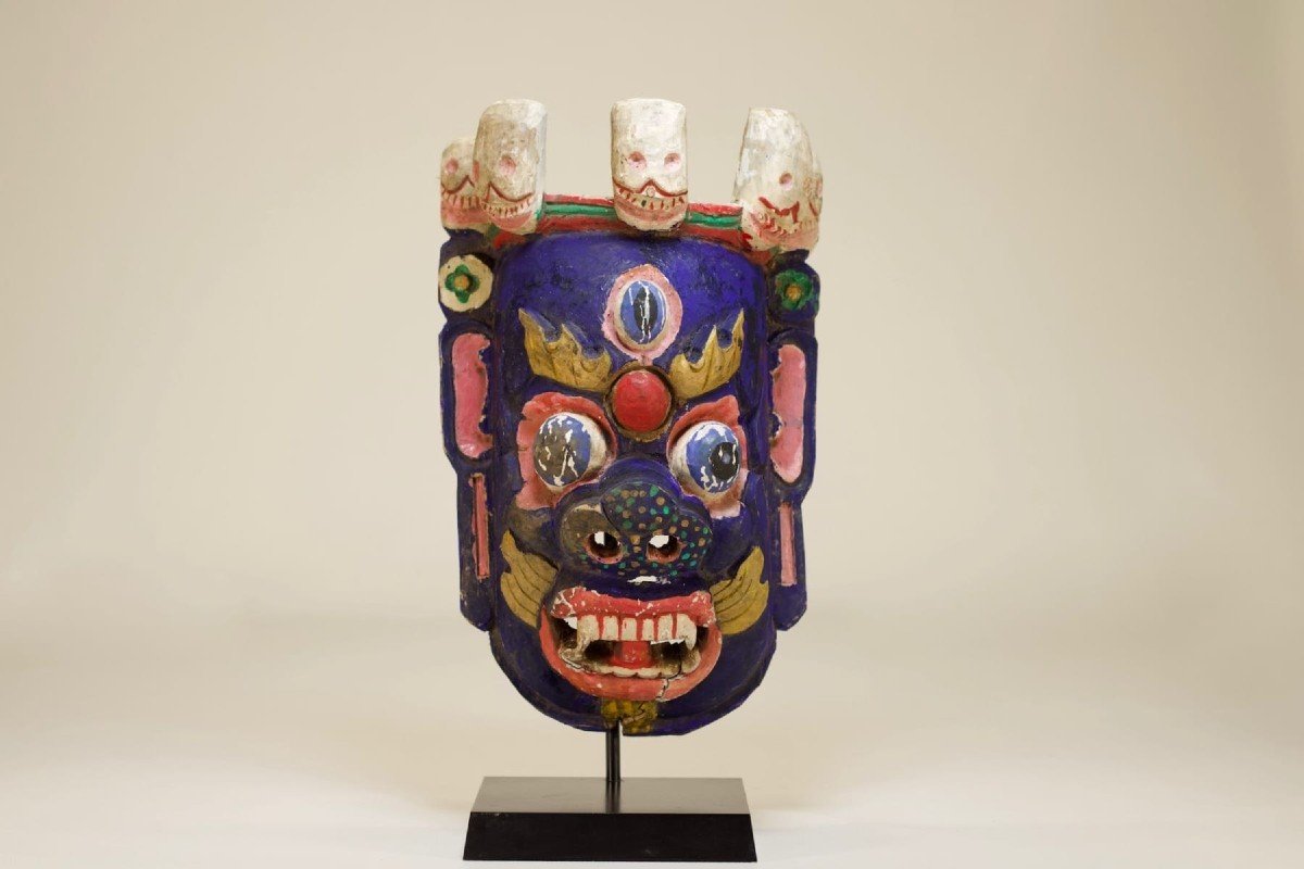 Large Cham Mahakala Mask-photo-2