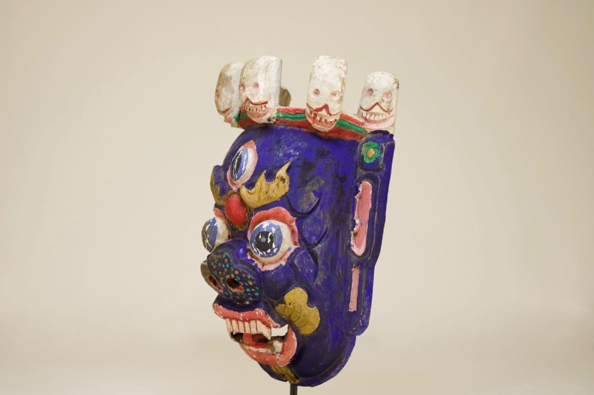 Large Cham Mahakala Mask-photo-3