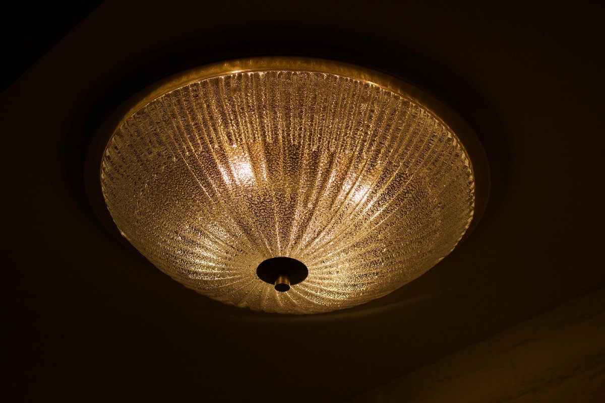 Large Ceiling Lamp In Murano.-photo-4
