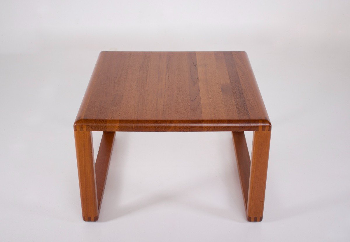 Table Basse Scandinave Carrée.-photo-2