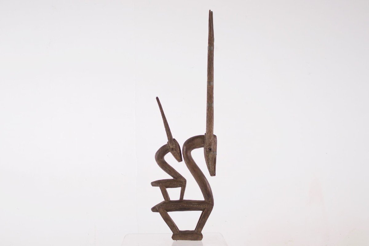 Large Tyi Wara Vertical Crest-photo-2
