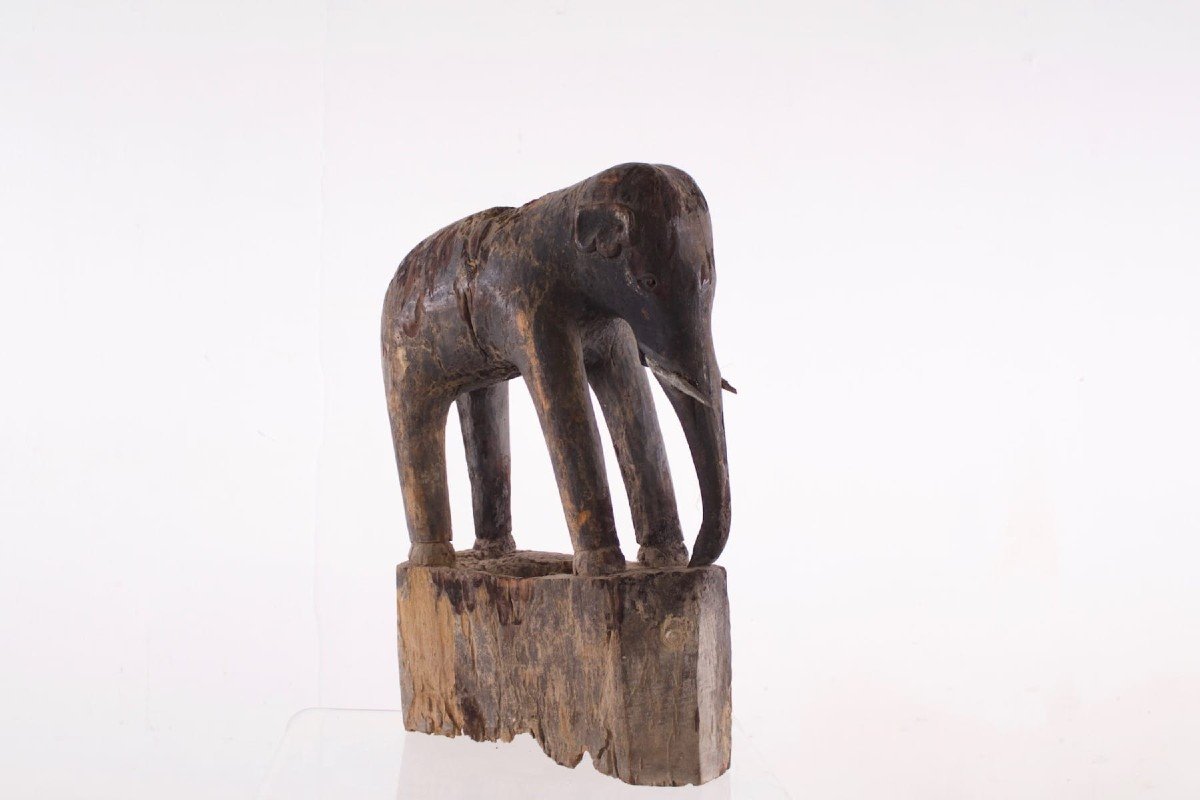 Carved Wooden Elephant