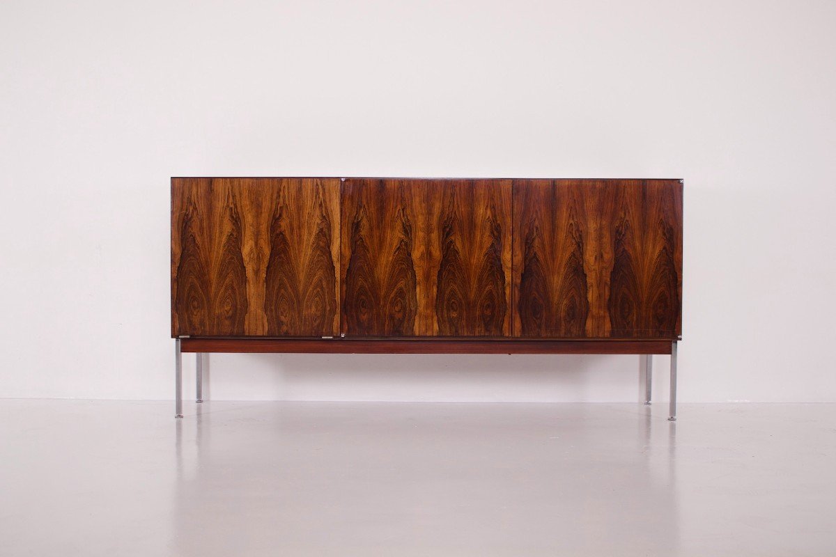 Modernist Rosewood Sideboard.-photo-3