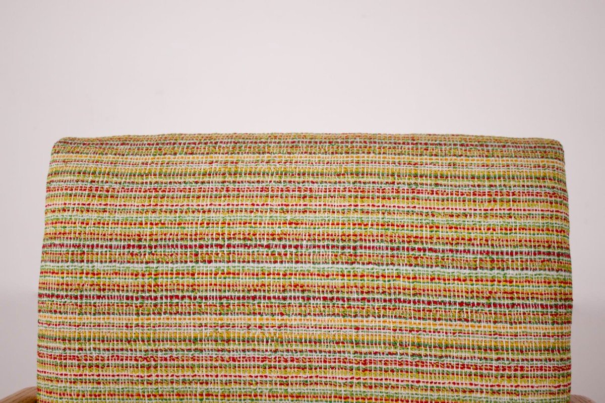 Paire De Fauteuils Modernistes Français.-photo-2