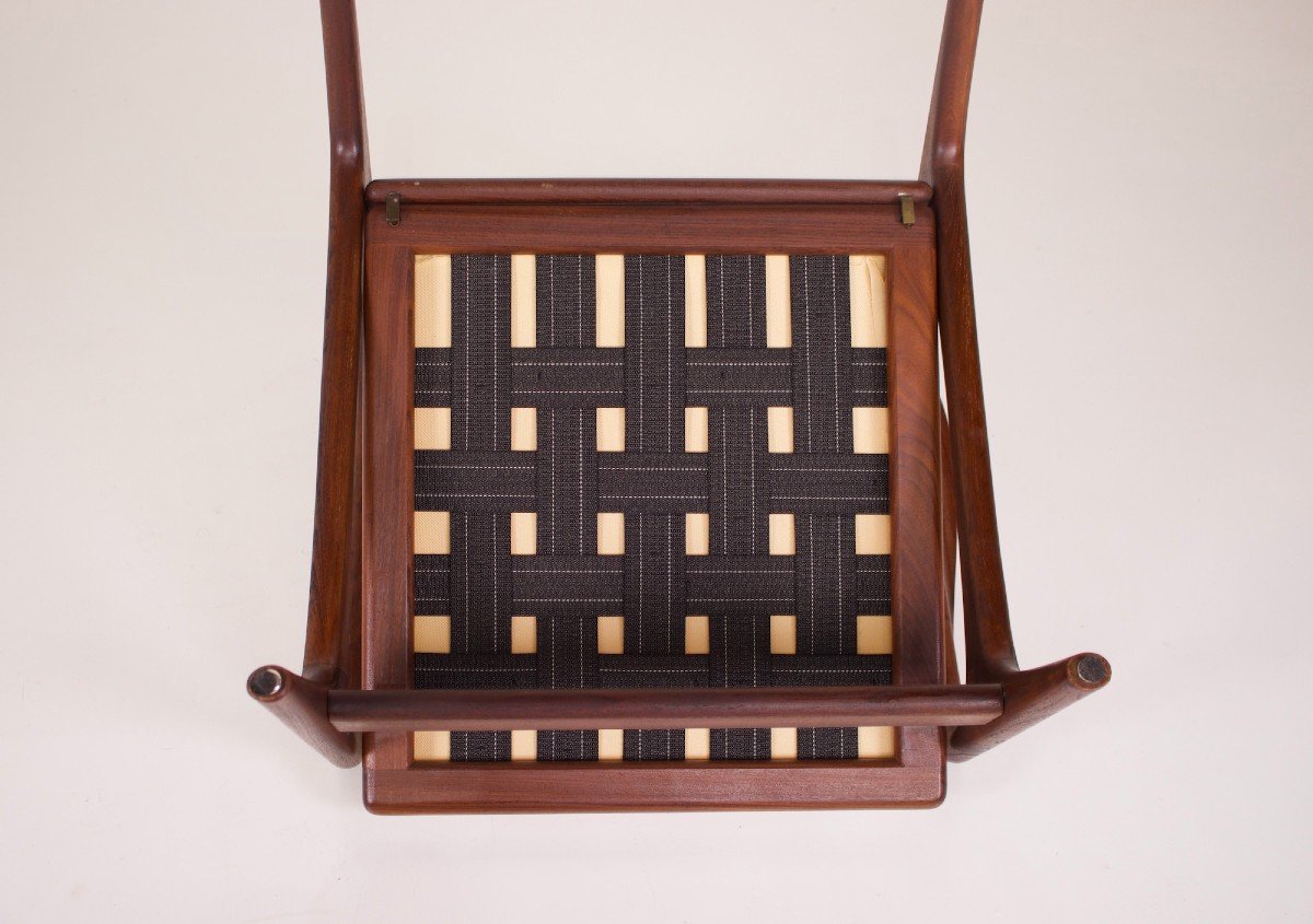 Danish Teak Armchair.-photo-8