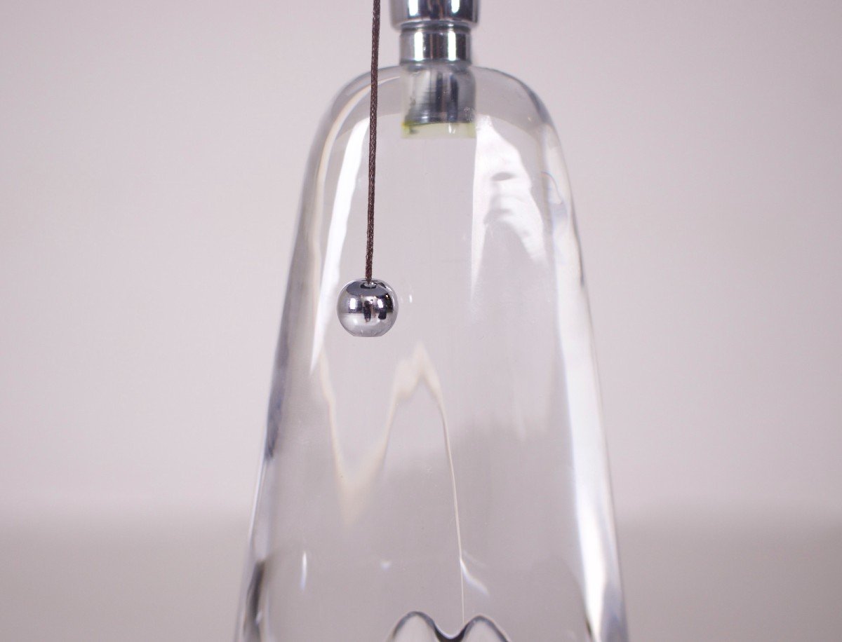 Lampes Sur Pied En Demi Cristal Transparent.-photo-2