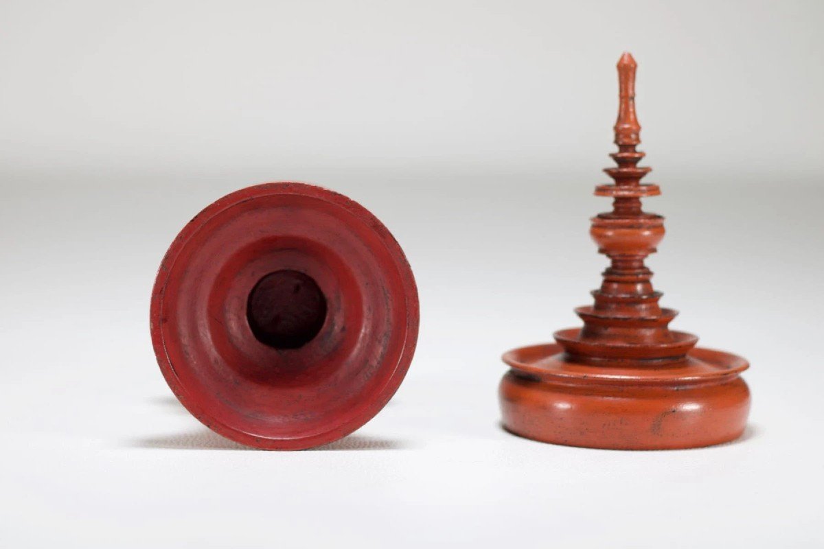 Ancien Hsun-ok. Boîte à Offrandes.-photo-4