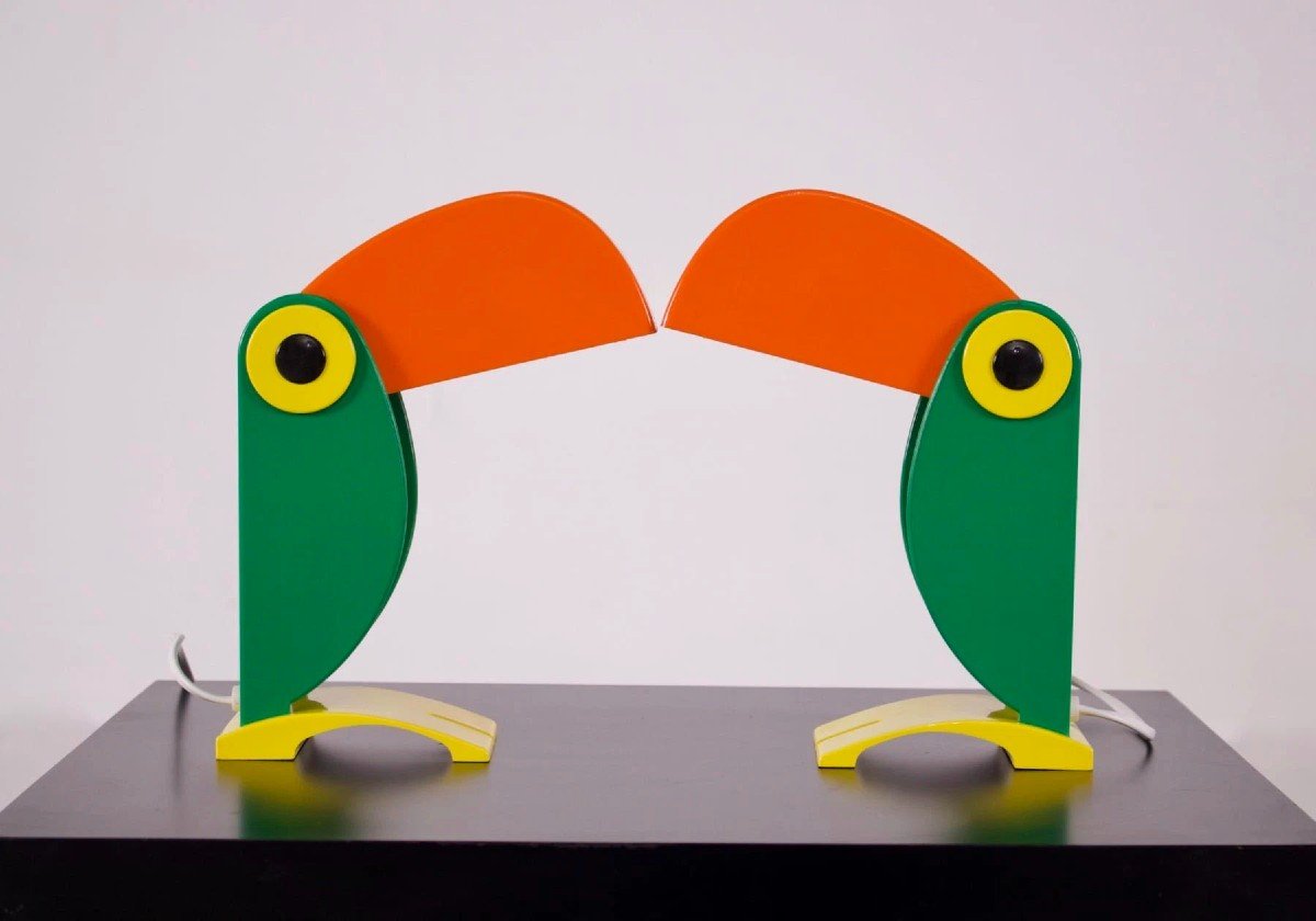 Toucan Lamps, Enea Ferrari, 1970.-photo-3