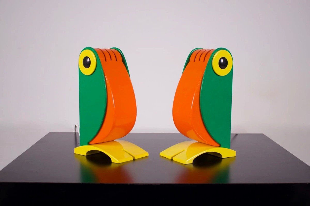 Toucan Lamps, Enea Ferrari, 1970.-photo-1
