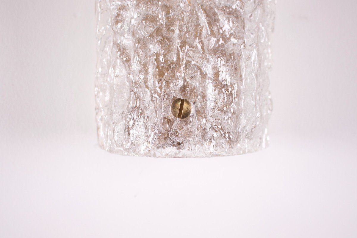 Paire D’appliques “vanity Ice Glass”-photo-3