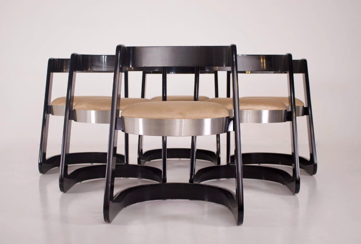 6 Willy Rizzo & Mario Sabot Chairs.-photo-2