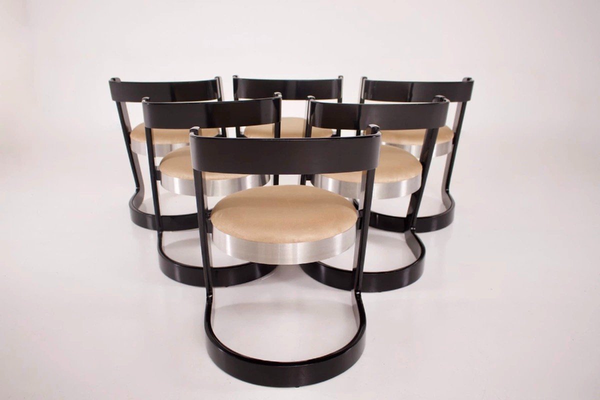 6 Willy Rizzo & Mario Sabot Chairs.-photo-4