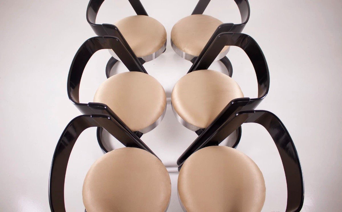 6 Willy Rizzo & Mario Sabot Chairs.-photo-5