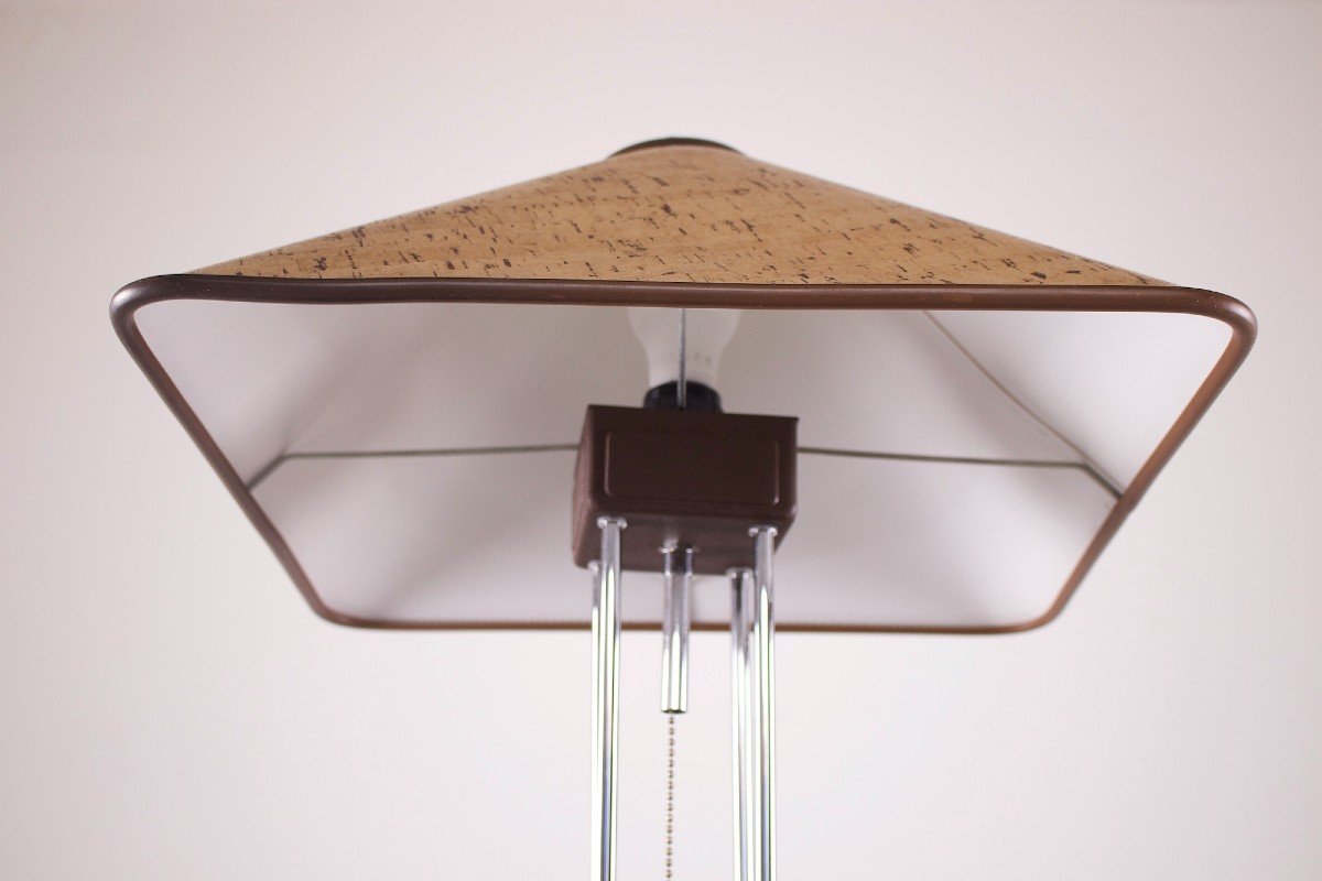 Cork Table Lamp, Maurer Style-photo-4