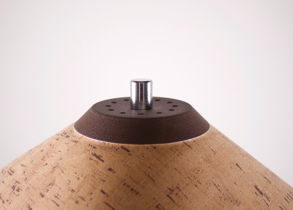 Cork Table Lamp, Maurer Style-photo-2