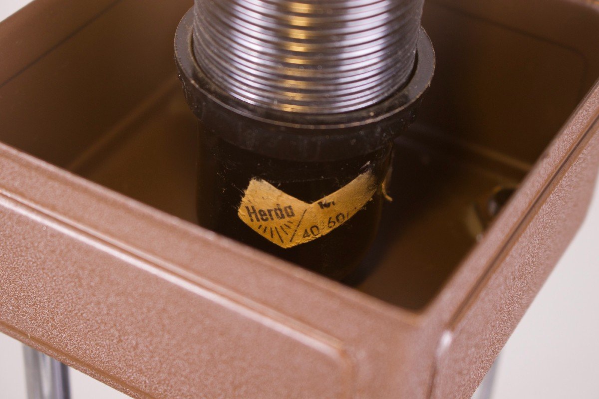 Cork Table Lamp, Maurer Style-photo-5