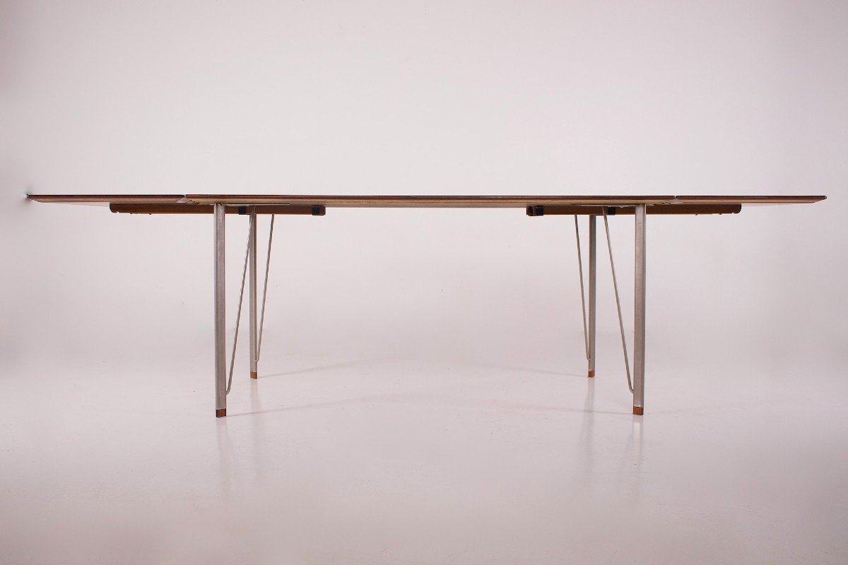 Rosewood Extending Table “3605”, Arne Jacobsen & Fritz Hansen.-photo-3