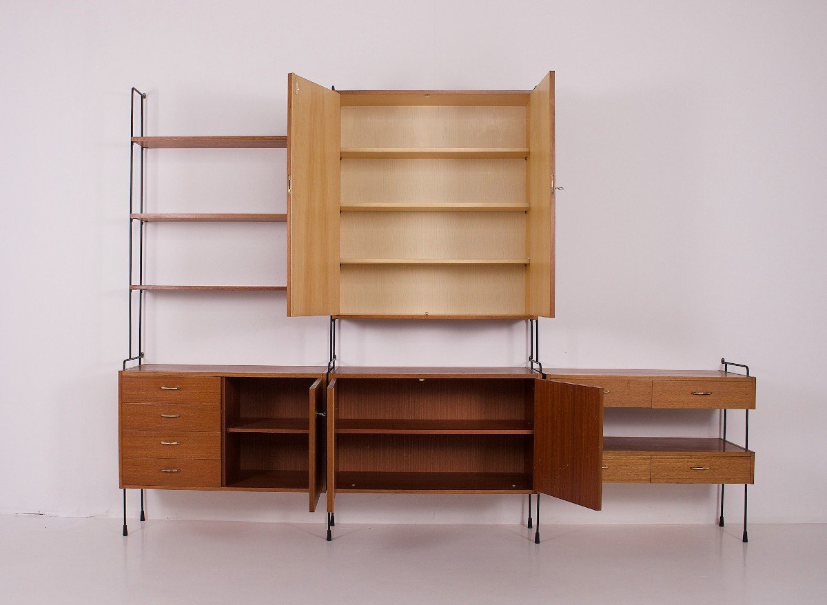 Etagère Murale Modulable “omnia System” Par Ernst Dieter Hilker.-photo-4